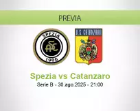 Pronóstico Spezia Catanzaro (30 agosto 2025)