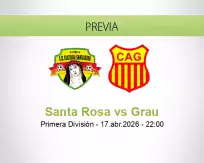 Pronóstico Santa Rosa Grau (17 abril 2026)