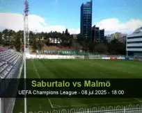 Pronóstico Saburtalo Malmö (08 julio 2025)
