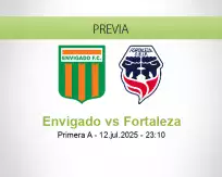 Pronóstico Envigado Fortaleza (12 julio 2025)