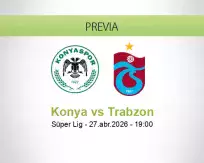Pronóstico Konya Trabzon (27 abril 2026)
