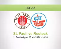 Pronóstico St. Pauli Rostock (26 abril 2024)
