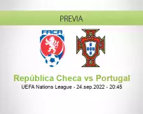 Pronóstico República Checa Portugal (24 septiembre 2022)