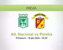 Pronóstico Atl. Nacional Pereira (17 abril 2024)
