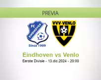 Pronóstico Eindhoven Venlo (13 diciembre 2024)