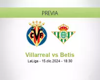 Pronóstico Villarreal Betis (15 diciembre 2024)