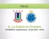 Pronóstico U. La Calera Cruzeiro (23 abril 2024)