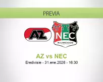 Pronóstico AZ NEC (31 enero 2026)