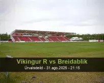 Pronóstico Víkingur R Breidablik (31 agosto 2025)