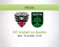 Pronóstico DC United Austin (26 julio 2025)