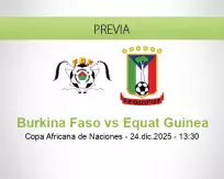 Burkina Faso vs Equat Guinea