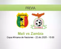 Pronóstico Mali Zambia (22 diciembre 2025)