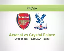 Pronóstico Arsenal Crystal Palace (18 diciembre 2024)