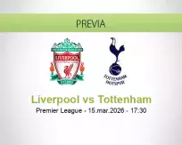 Liverpool vs Tottenham