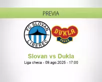 Pronóstico Slovan Dukla (09 agosto 2025)