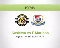 Pronóstico Kashiwa F Marinos (04 octubre 2025)