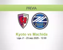 Pronóstico Kyoto Machida (23 septiembre 2025)