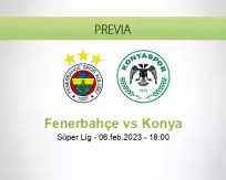 Pronóstico Fenerbahçe Konya (06 febrero 2023)
