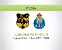 Pronóstico Lourosa Porto II (13 abril 2026)