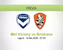 Pronóstico Mel Victory Brisbane (14 febrero 2026)