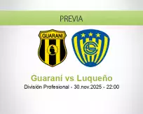 Guaraní vs Luqueño