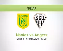 Pronóstico Nantes Angers (07 marzo 2026)
