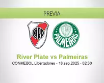 Pronóstico River Plate Palmeiras (17 septiembre 2025)