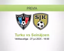 Pronóstico Turku Seinäjoen (27 julio 2025)