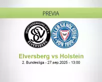 Pronóstico Elversberg Holstein (27 septiembre 2025)