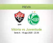 Pronóstico Vitória Juventude (16 agosto 2025)