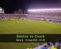 Santos vs Ceará