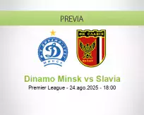 Pronóstico Dinamo Minsk Slavia (24 agosto 2025)