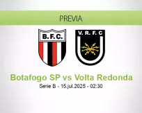 Pronóstico Botafogo SP Volta Redonda (14 julio 2025)
