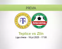 Pronóstico Teplice Zlín (19 julio 2025)