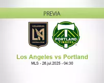 Pronóstico Los Angeles Portland (25 julio 2025)