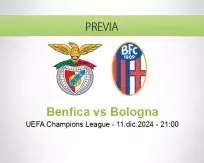 Pronóstico Benfica Bologna (11 diciembre 2024)