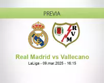 Pronóstico Real Madrid Vallecano (09 marzo 2025)