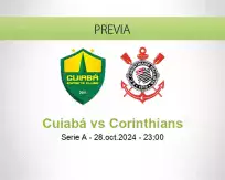 Pronóstico Cuiabá Corinthians (28 octubre 2024)