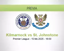 Pronóstico Kilmarnock St. Johnstone (15 febrero 2025)