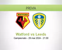 Pronóstico Watford Leeds (29 marzo 2024)