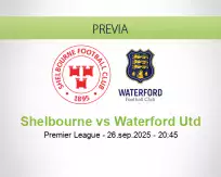 Pronóstico Shelbourne Waterford Utd (26 septiembre 2025)