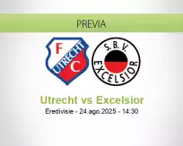 Pronóstico Utrecht Excelsior (24 agosto 2025)