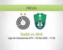 Pronóstico Sadd Ahli (03 febrero 2025)