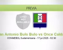 Pronóstico San Antonio Bulo Bulo Once Caldas (16 julio 2025)