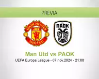 Man Utd vs PAOK