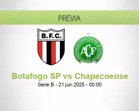 Pronóstico Botafogo SP Chapecoense (20 junio 2025)