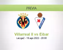 Pronóstico Villarreal II Eibar (19 agosto 2022)