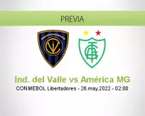 Ind. del Valle vs América MG
