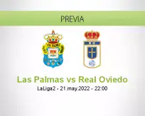 Pronóstico Las Palmas Real Oviedo (21 mayo 2022)