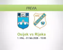 Pronóstico Osijek Rijeka (01 febrero 2026)